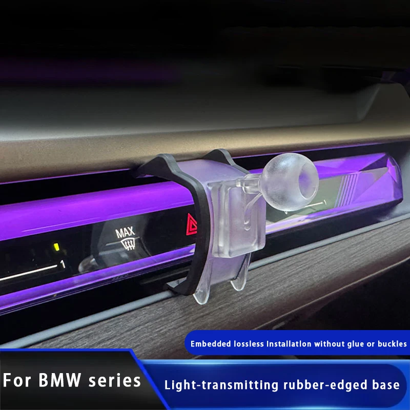 

For BMW 3 5 7 Series X3 X4 X5 X6 X7 G01 G02 G05 G06 G07 G45 G60 G70 2018-2025 Navigation Air Outlet Mobile Phone Stand Ball Head