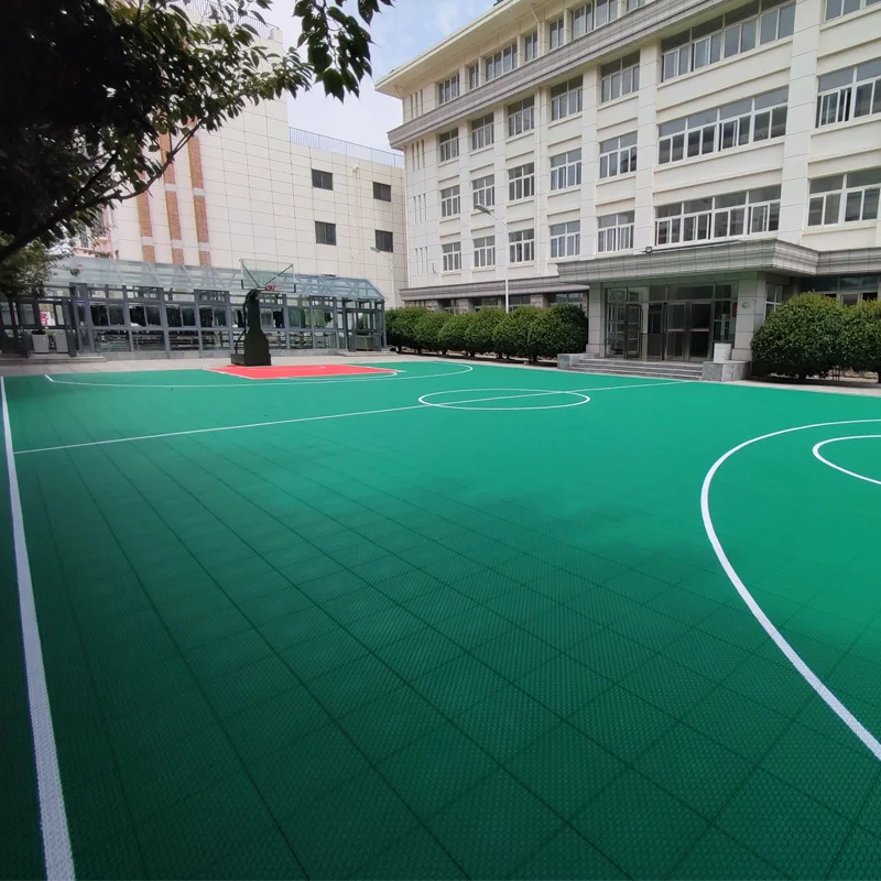 Beable Outdoor Multi Sport Court PP Flooring Customized Colors LOGO Basketball Tennis Court Surface For Sport Field