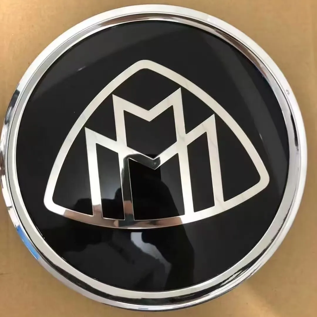 

18.5cm Mirror Face Front Grille emblem Badge for Mercedes Benz Maybach W204 W205 Front emblem badge Accessories