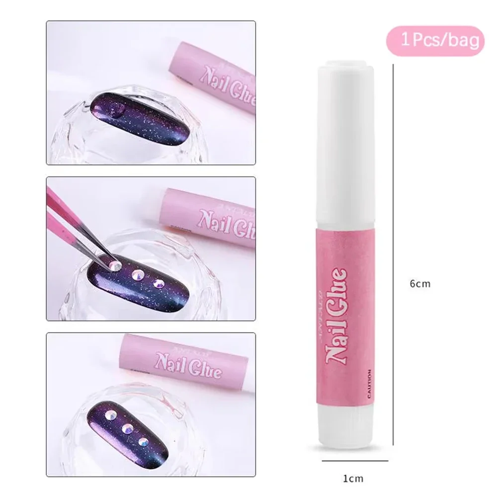 Super Strong Nail Glue Set For False Nail Tips Acrylic Nails Press On Fake Nails Art Decoration Long Lasting Adhesion Gel image 5