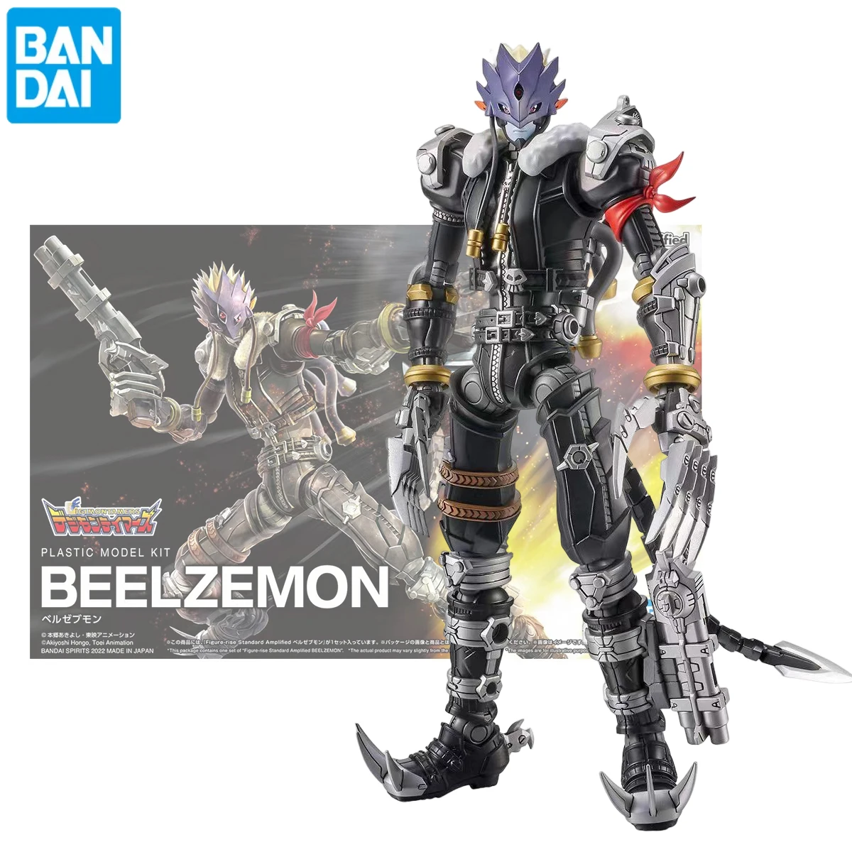 

BANDAI Digimon Adventure Original In Stock FRS Figure Rise Beelzebumon Assembly Action Figures Anime Figurine Toys