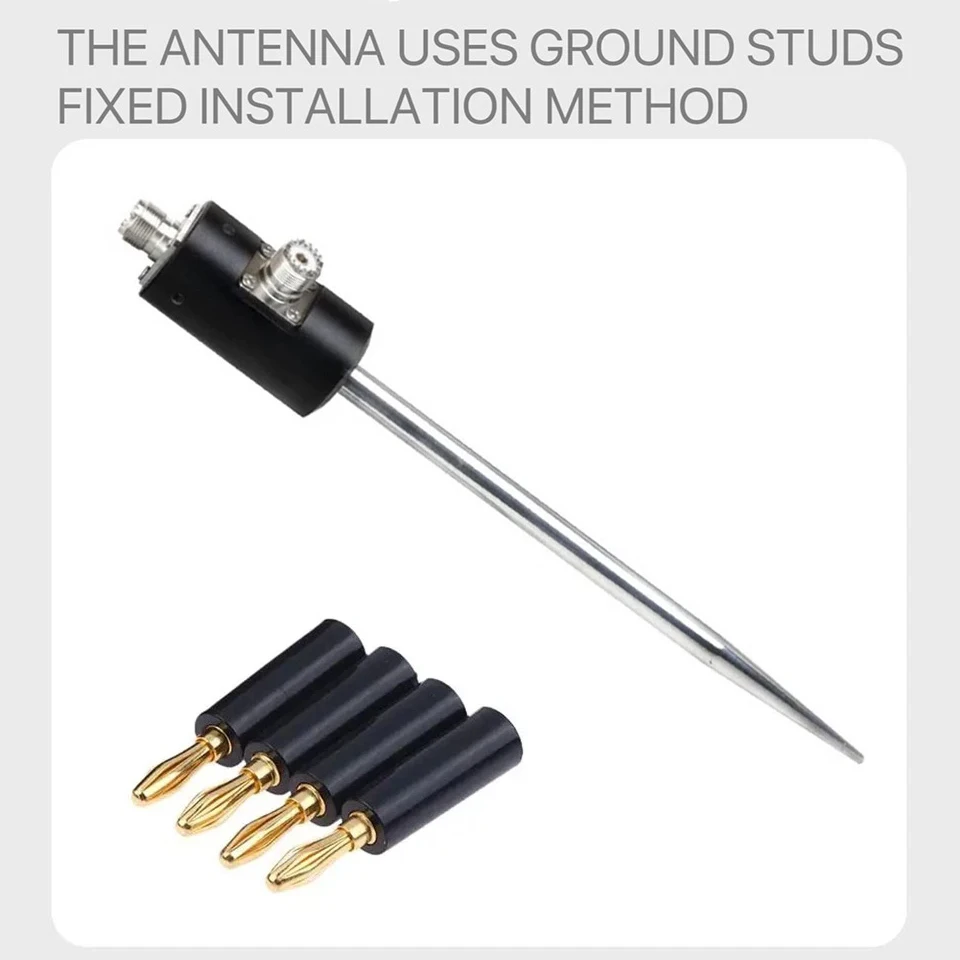 GP Antenna Base M10 Threaded 100W For Car HF Radio Shortwave Antenna Kit