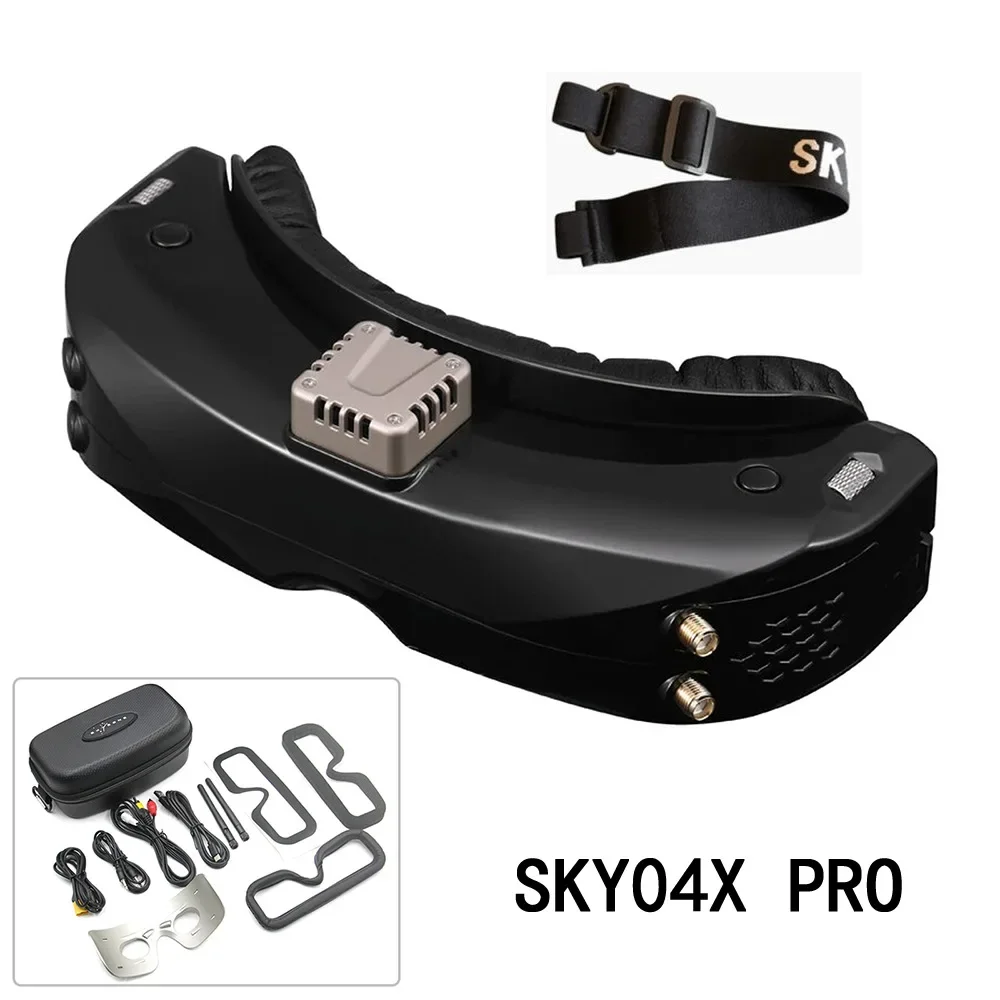 

SKYZONE SKY04X Pro V2 OLED 5,8G 48CH приемник Steadyview 1280X960 DVR FPV очки с трекером головы для радиоуправляемого самолета гоночного дрона