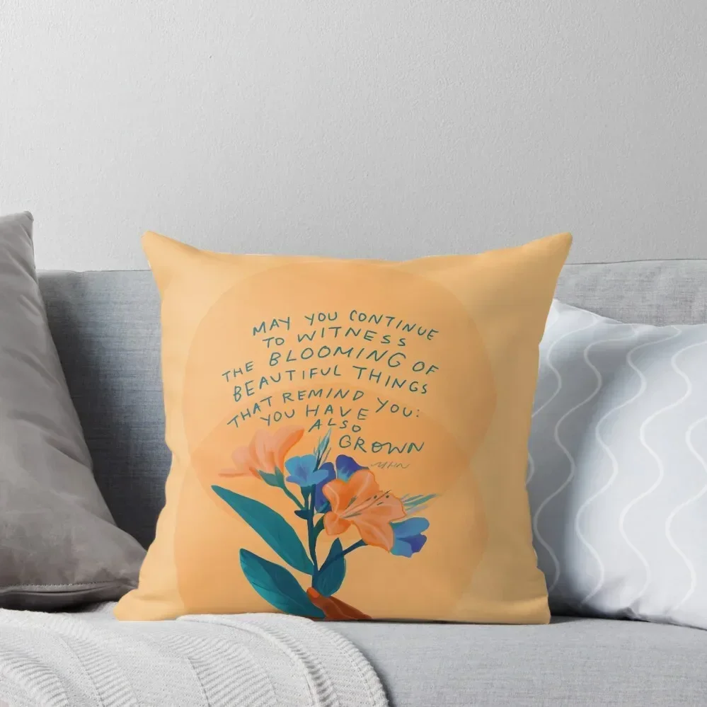 

you have grown Throw Pillow christmas supplies Decorative Pillow Covers For Sofa pillow