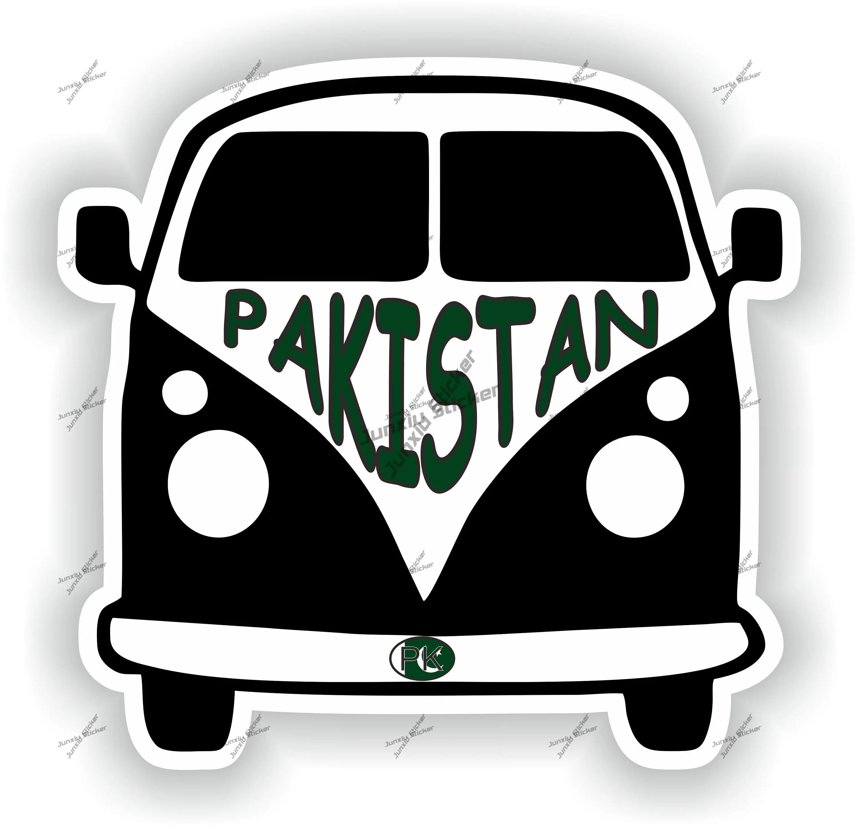 

Van Pakistan Sticker for Car Truck Mobile Home Caravane Laptop Book Fridge Guitar Motorcycle Helmet Door PC Boat The Whole Body