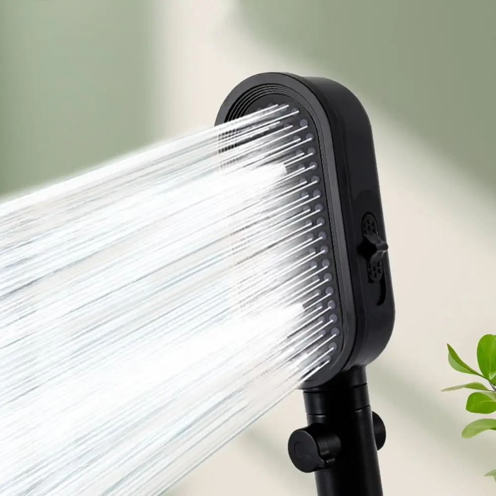 

3 Mode High Pressure Shower Head Set Fall-resistant Built-in Filter Bathroom Water Saving Nozzle Oval Handheld