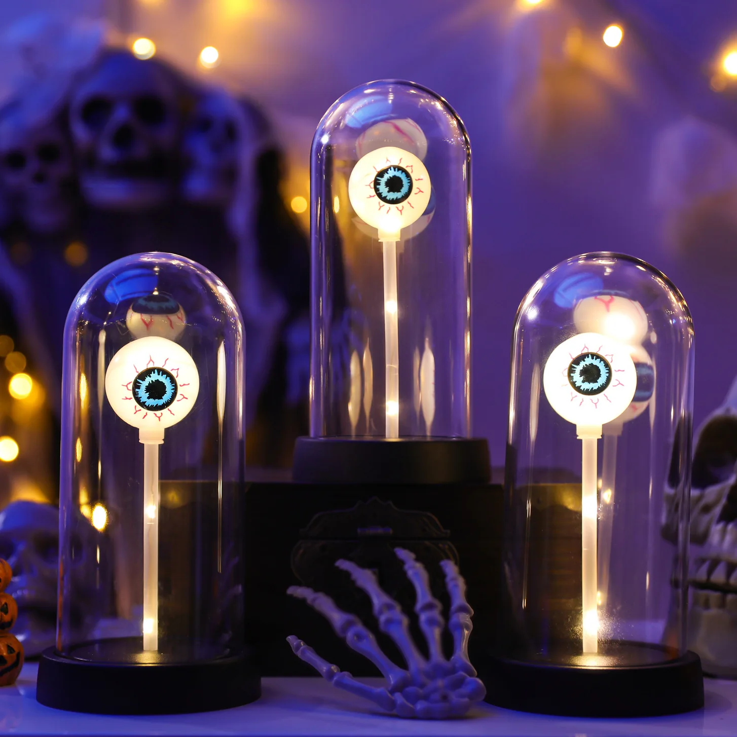 ضوء ليلي مضيء بعين واحدة، ضوء زينة LED للهالوين، تخطيط مشهد الحفلات للجو الاحتفالي