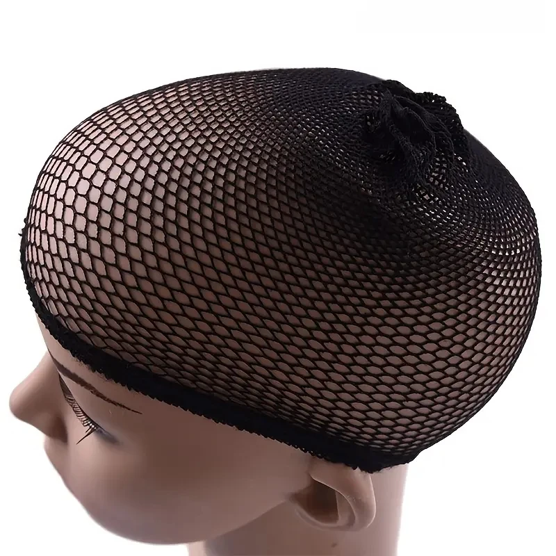 2pcs/12pcs Stretchable Elastic Hair Nets - Open End Mesh Net Wig Cap for HairStyling - High Quality and Durable