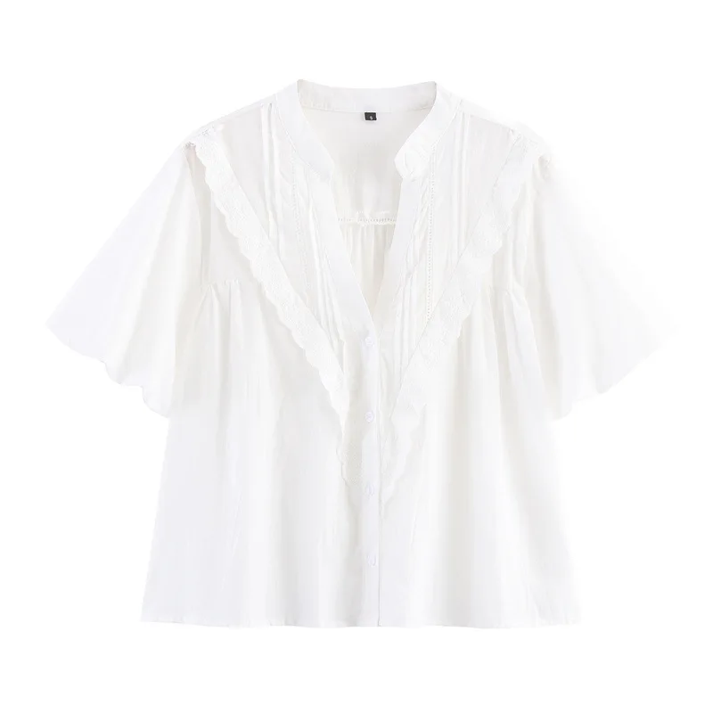 

Fashionable and Versatile Stylish Casual Lantern Sleeve Shirt Top