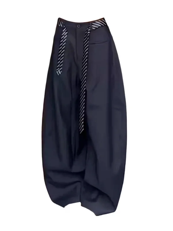 

Женские повседневные брюки свободного кроя с широкими штанинами, с высокой талией, в корейском стиле, осенняя новинка