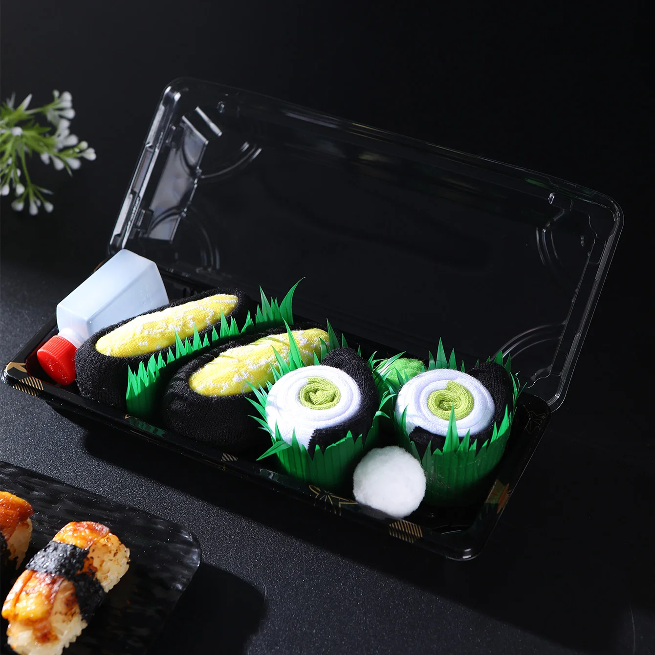 2 paar halfhoge sokken voor mannen en vrouwen, nieuwigheid en leuke kleurrijke zalmsuitsokken, Europese en Amerikaanse mode trendy stijl, comfortabel en ademend, feest casual nieuwigheidscadeaus, Valentijnsdag, Kerstmis, kerstman, herfst- en winterstijlen, alle seizoenen schattige en leuke sokken