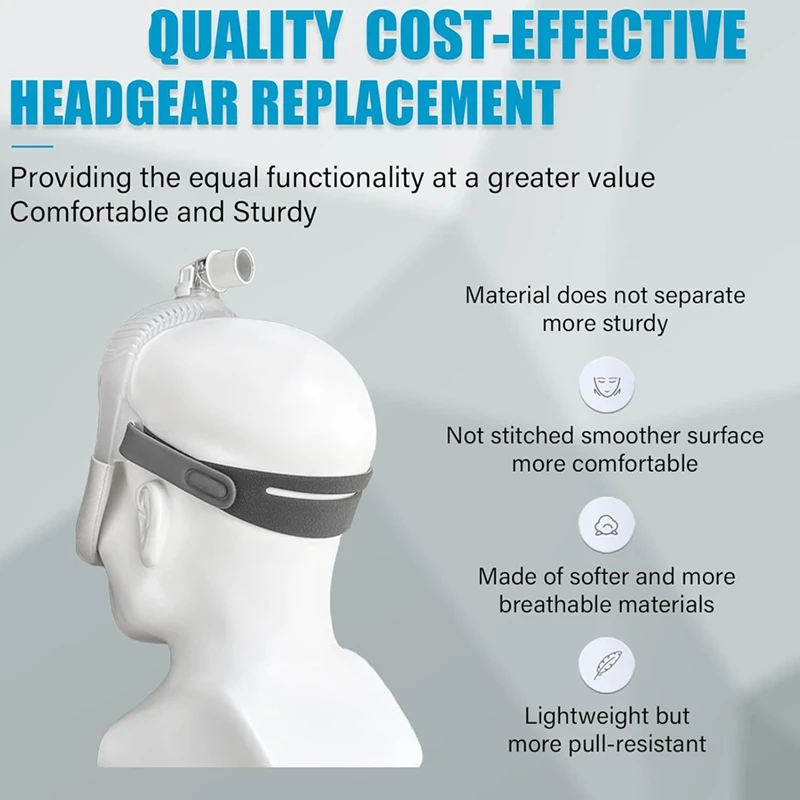 LICE-2 Pacote de alça de substituição para máscara nasal N30i/P30i CPAP, peça de substituição, alça ajustável