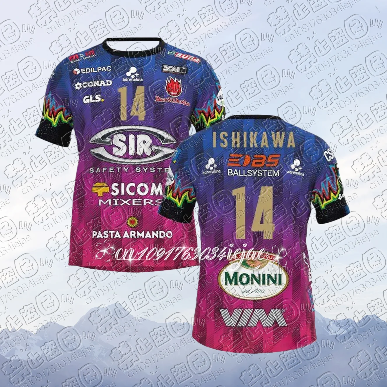 

MOTO The 2025 Summer New Men's Volleyball Jersey T-shirt Is A Breathable Sporty Top for Both Men and Women, and Is Casualf