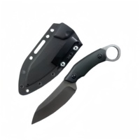 New outdoor tactical small straight knife with K sheath M390 steel self-defense knife portable edc multi-function knife EDC tool