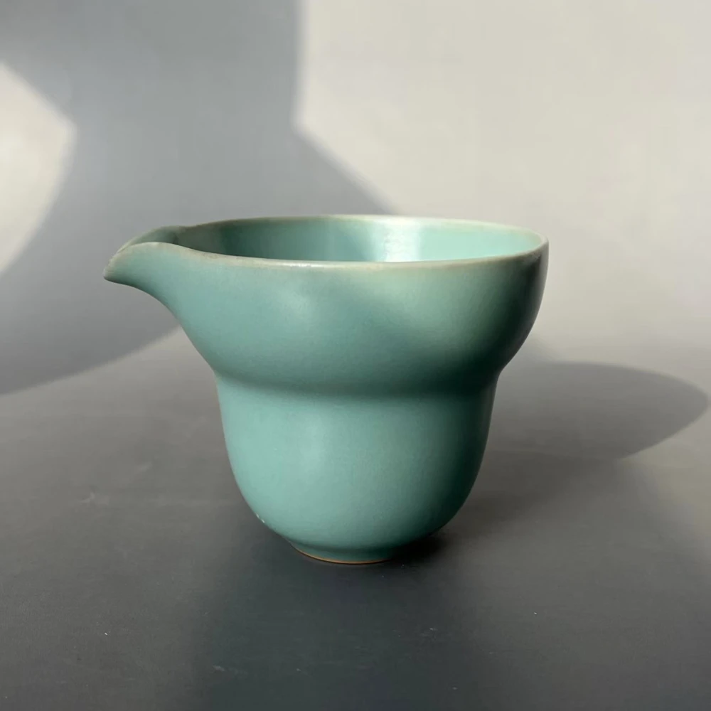 Ru Porcelain Genuine Antique Glaze Gourd Fair Cup Handmade Ceramic Tea Set