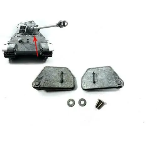 

MATO Model RC Tank 1/16 King Tiger 1228 Metal Opening Front Hatches MT251 Parts TH17979-SMT4