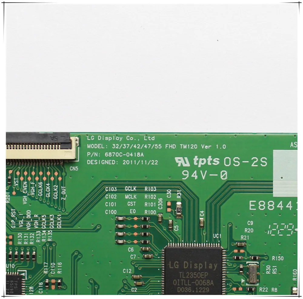 6870C-0418A 32 37 42 47 55 FHD TM120 Ver 1.0 T-CON BOARD for TV ...etc. Replacement Board Tcon 6870C0418 Original Logic Board