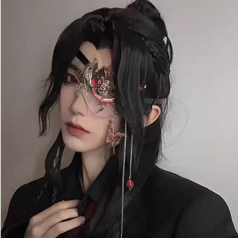 

Heaven Officials Blessing Hua Cheng Cosplay E-Ming Streamer Blinder The Saber E'Ming Huacheng Stage Ancient Tian Guan Ci Fu