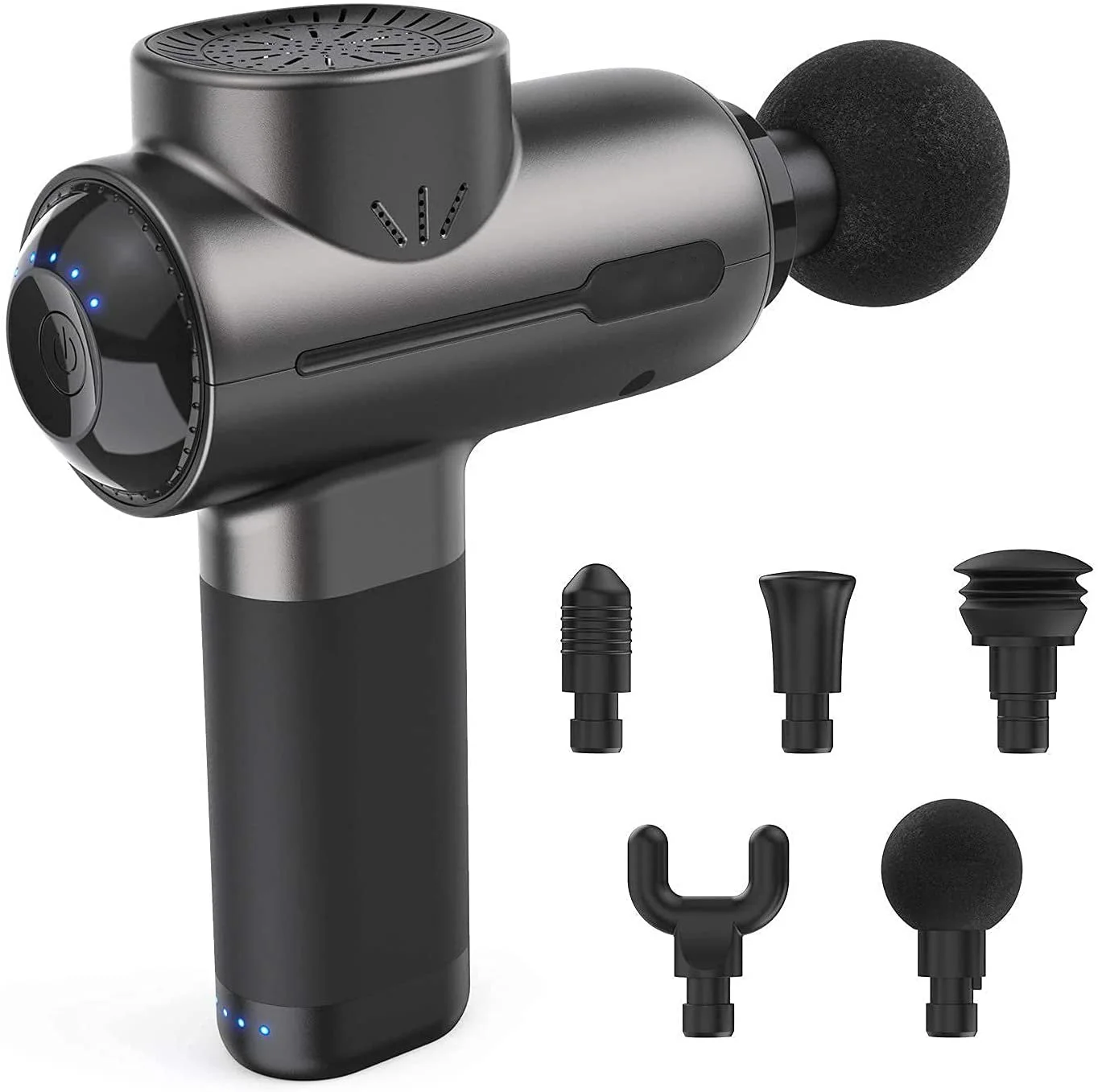 Fascia Massager, Muscle Massage Gun, Deep Tissue Percussion Therapy, Pain Relief, 6 Speeds, Quiet Operation, Portable Design