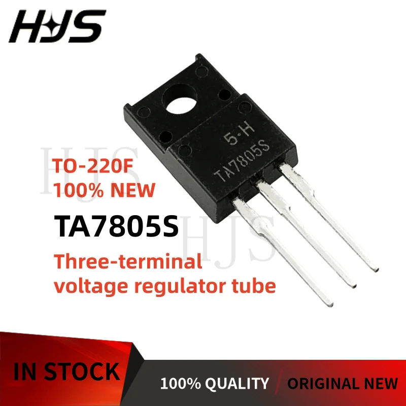 10-20-30PCS TA7805S 7805 TA7805 Three-terminal voltage regulator Transistor TO-220F NEW In Stock