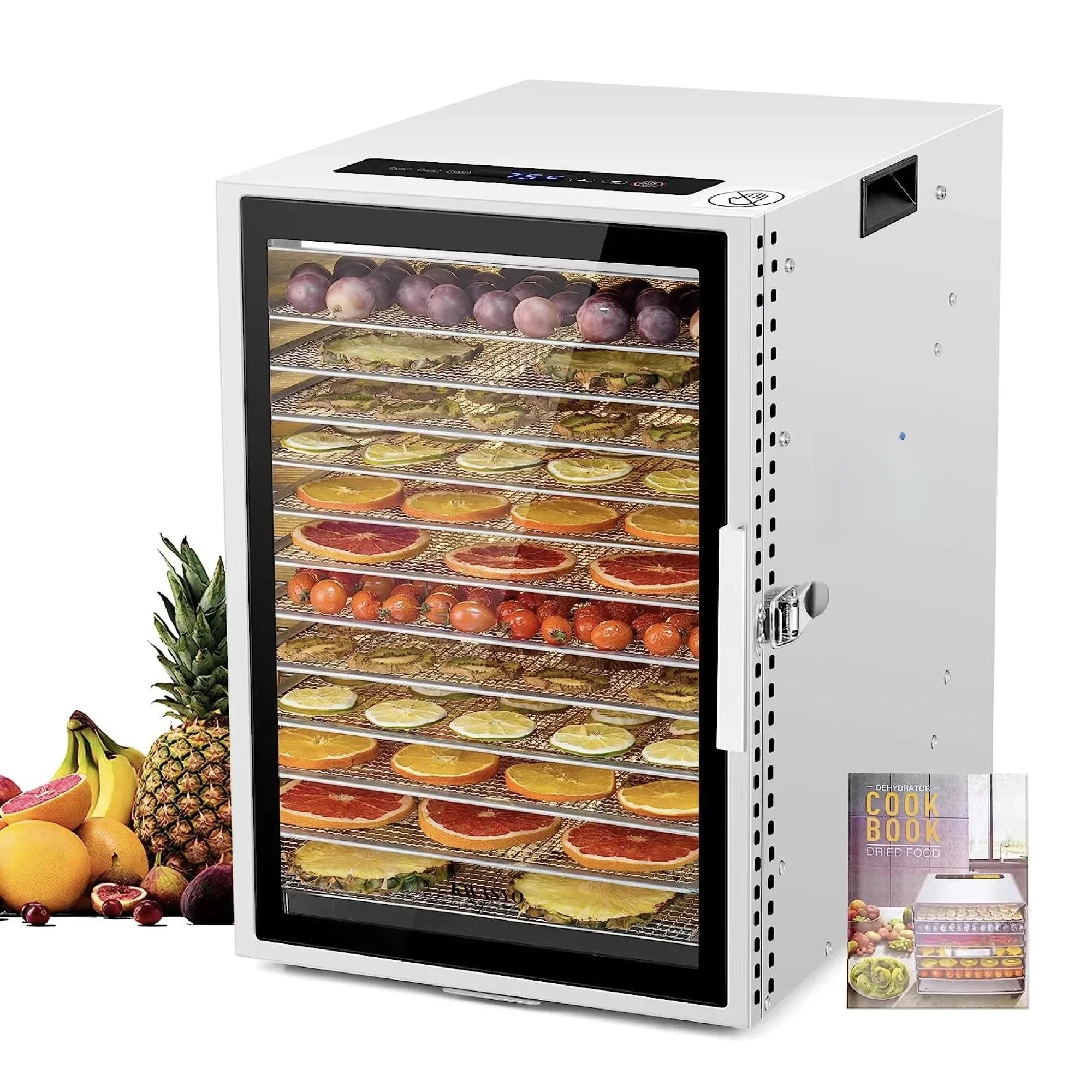 Digital Commercial Food Dehydrator Fruit Drying Oven Vegetable Dryer Dehydration Machinery
