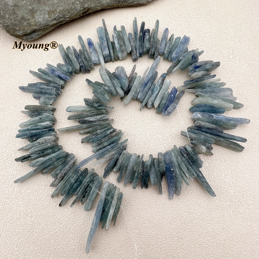 Ruwe Natuursteen Kyaniet Quartz Stick Kralen Voor Diy Sieraden Maken My231142