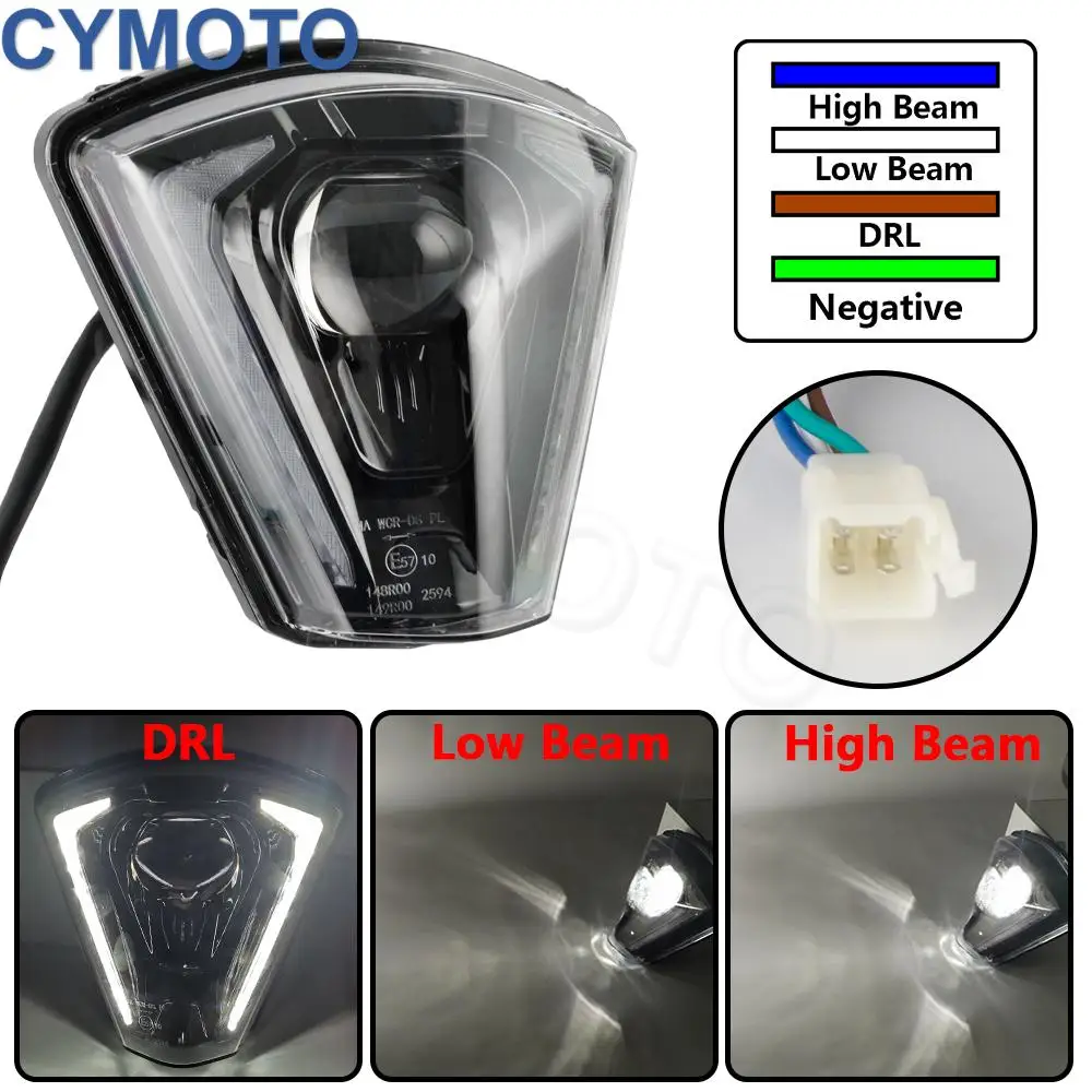 Motorcycle Headlight For GASGAS EC 250 300 250F 350F 450F 500F ES 350 500 EW 500F 2024  Head Lamp Dirt Bike Enduro Accessories - view 2