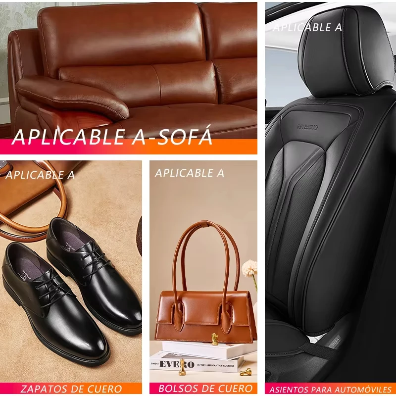 كريم تنظيف الزيت لصيانة العناية بالجلد متعدد الوظائف للسيارة الداخلية مقعد جلدي حقيبة أريكة أحذية سترة العناية تلميع/v