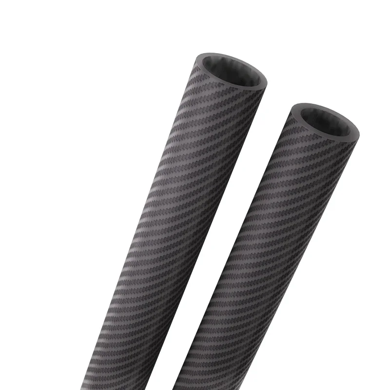 3K Carbon Fiber Tube ,Twill Matte ,Length 1000mm,Wall Thickness :1mm,Calibre:5mm-40mm, High strength full carbon fiber tube.