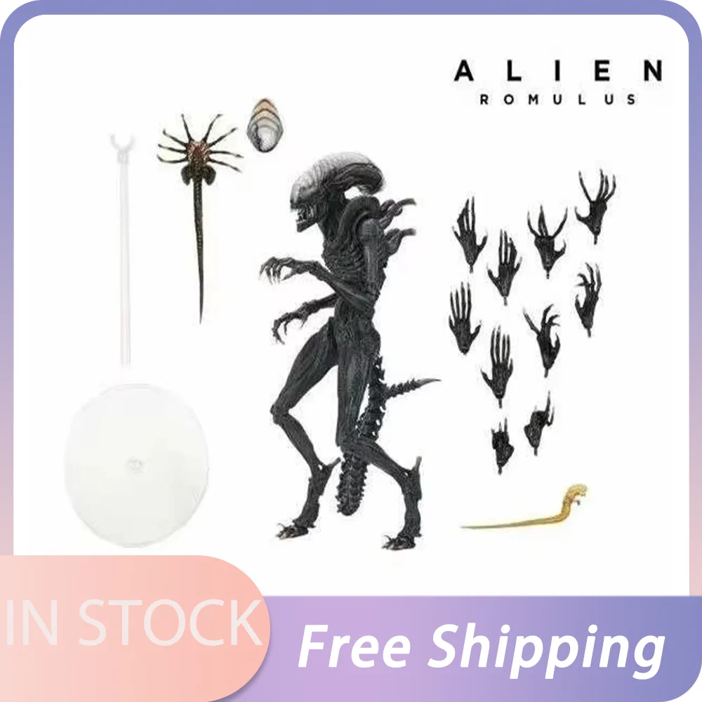 

In Stock Neca Reel Toys Alien Romulus Big Chap Xenomorph Ultimate Action Figure Figurine Collection Pvc Model Toy Children Gift