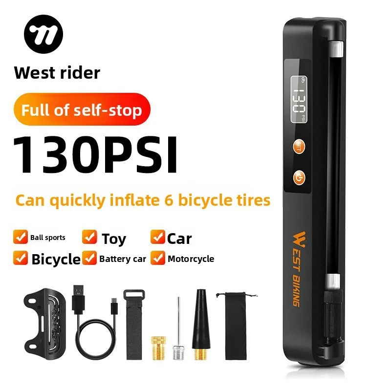 

Electric Tire Inflator for Bikes, E-bikes & Motorcycles