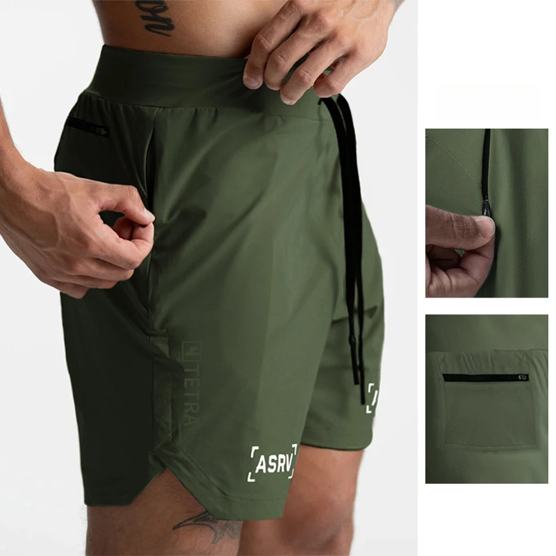 

Men's Quick-Drying Training Shorts Gym Sports Fitness Workout Running Breathable Compression Grid Design Streetwear
