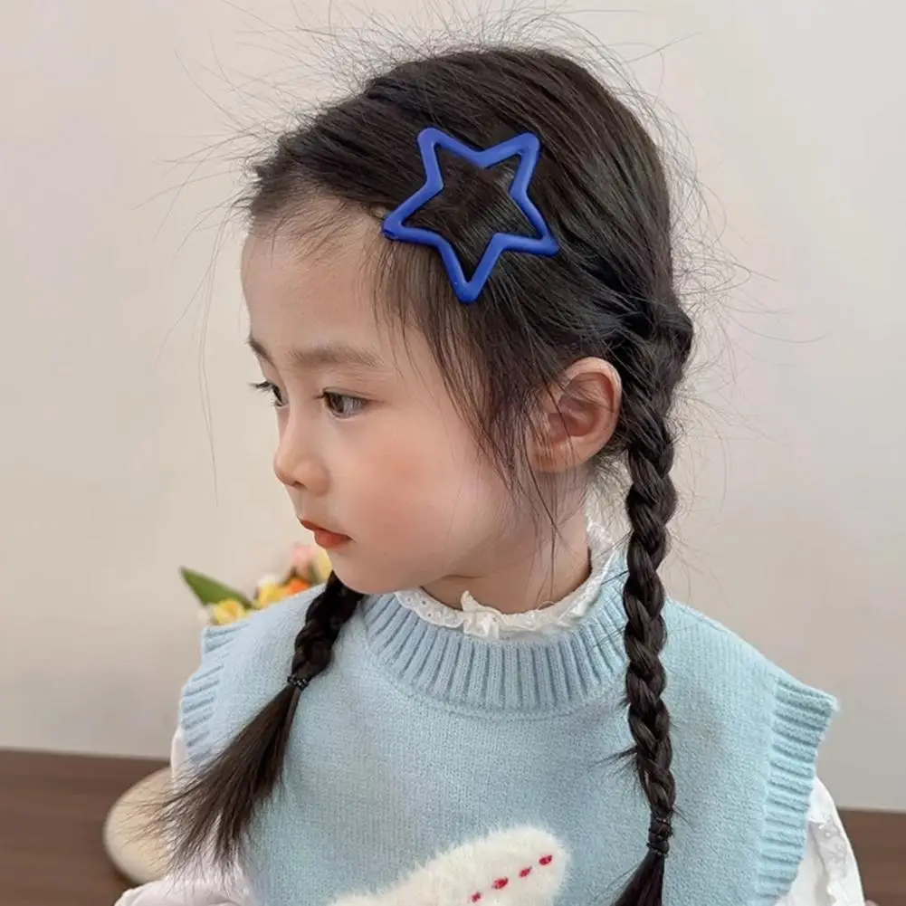 3 Pcs/Set Korean New Big Star BB Hairpin Hair Side Clips Princess Portable Hair Decoration Organization Girls Hair Clips