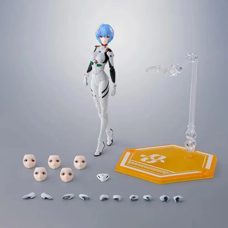 Genuíno novo e fechado Bandai Banpresto Neon Genesis Evangelion: reconstrução de Evangelion S.h.figuarts Rei Ayanami Brinquedo de presente