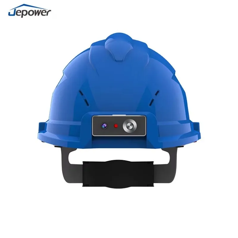 Smart Safety Helmet With HD Camera  And SOS Alert For Construction Site Safety Guardian