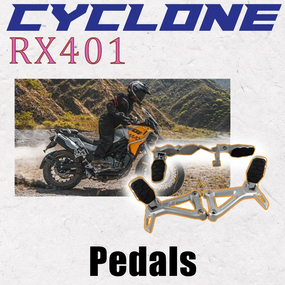 

Original pedals FOR CYCLONE RX401 Footrest SR400GY-2C SR 400GY-2C Left and right pedals RX401 Pedal assembly
