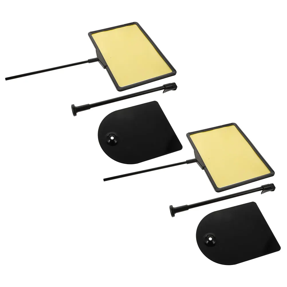 

2Pcs Price Tag Holders Metal Plastic Reusable Lightweight Convenient Supermarket Store Price Display Stand Poster Stand