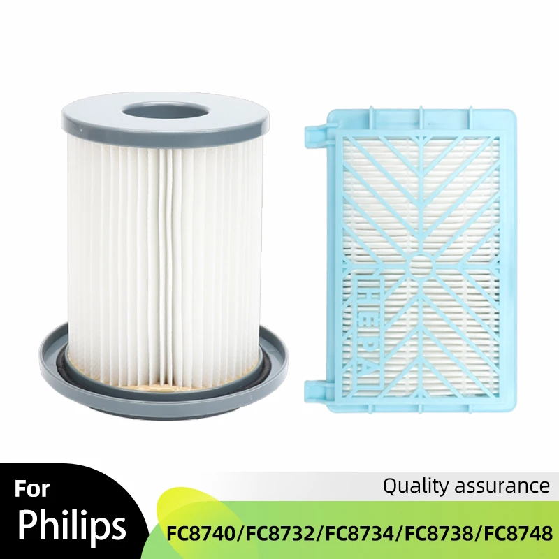 HEPA Filter Kit for Philips FC8720 FC8724 FC8732 FC8734 FC8736 FC8738 FC8740 FC8748 Vacuum Cleaner Spare Parts Accessories