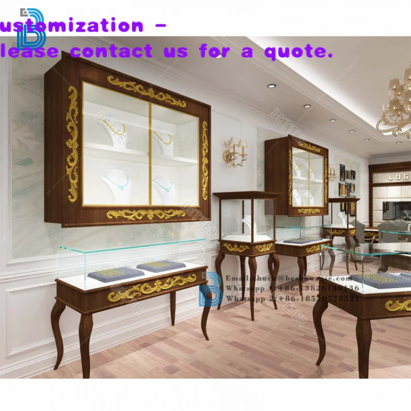 

custom.Jewelry Display Showcase Glass Display Counter Jewelry Store Furniture