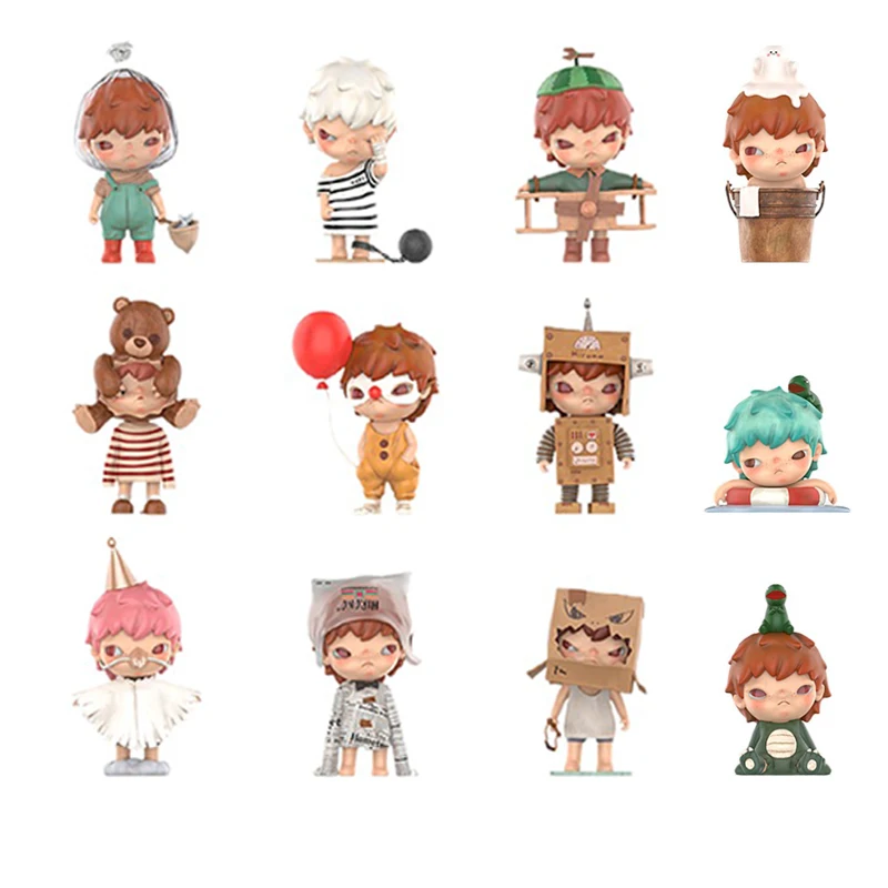 

Genuine Hirono/skullpanda/dimoo/hacipupu/mokoko/zsiga Series Blind Box Cute Hirono Action Figures Decor Mystery Box Toy Gift