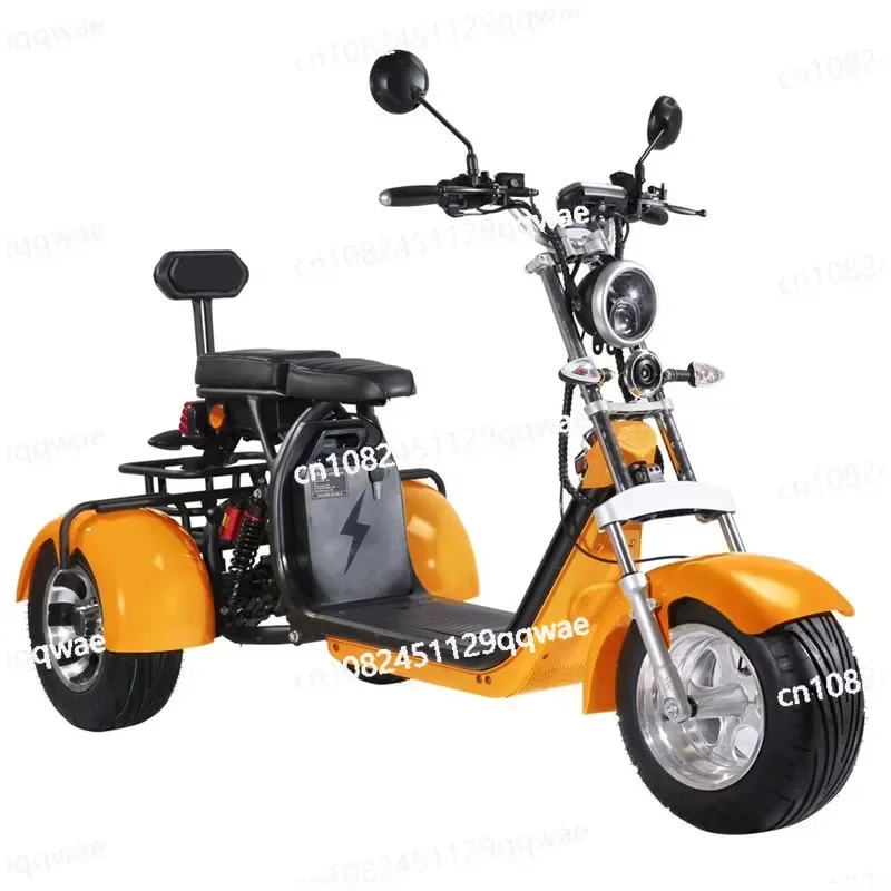 Electric Tricycles for Adults, Double Seat, 3 Wheel Scooters