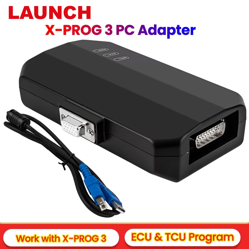 

LAUNCH X431 Immobilizer Programmer PC Adapter , Read & Write EEPROM Chip Data GIII-PC X-PROG3 PC Adaptor Tool Work with X-PROG 3