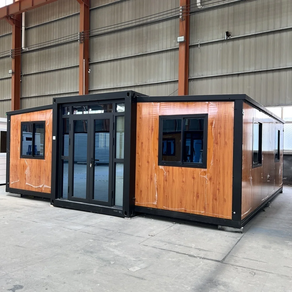 Customized Wholesale Ready Foldout 30ft 40ft 2 Bedroom Container Homes For Living Room Restaurant