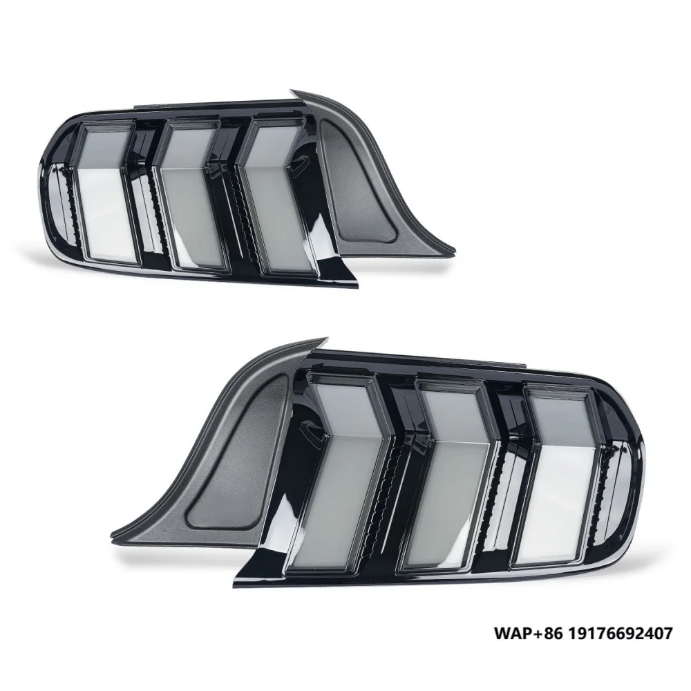 Multi Color Tail Lights Assembly Compatible with Ford Mustang Shelby GT350 GT500 2015-2023 Start up Animation  Turn Signal