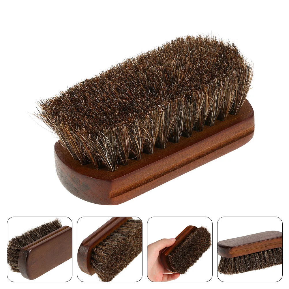 Beard Brush Men Mustache Face Shaving Multipurpose Horse Hair Man for Wooden Handle