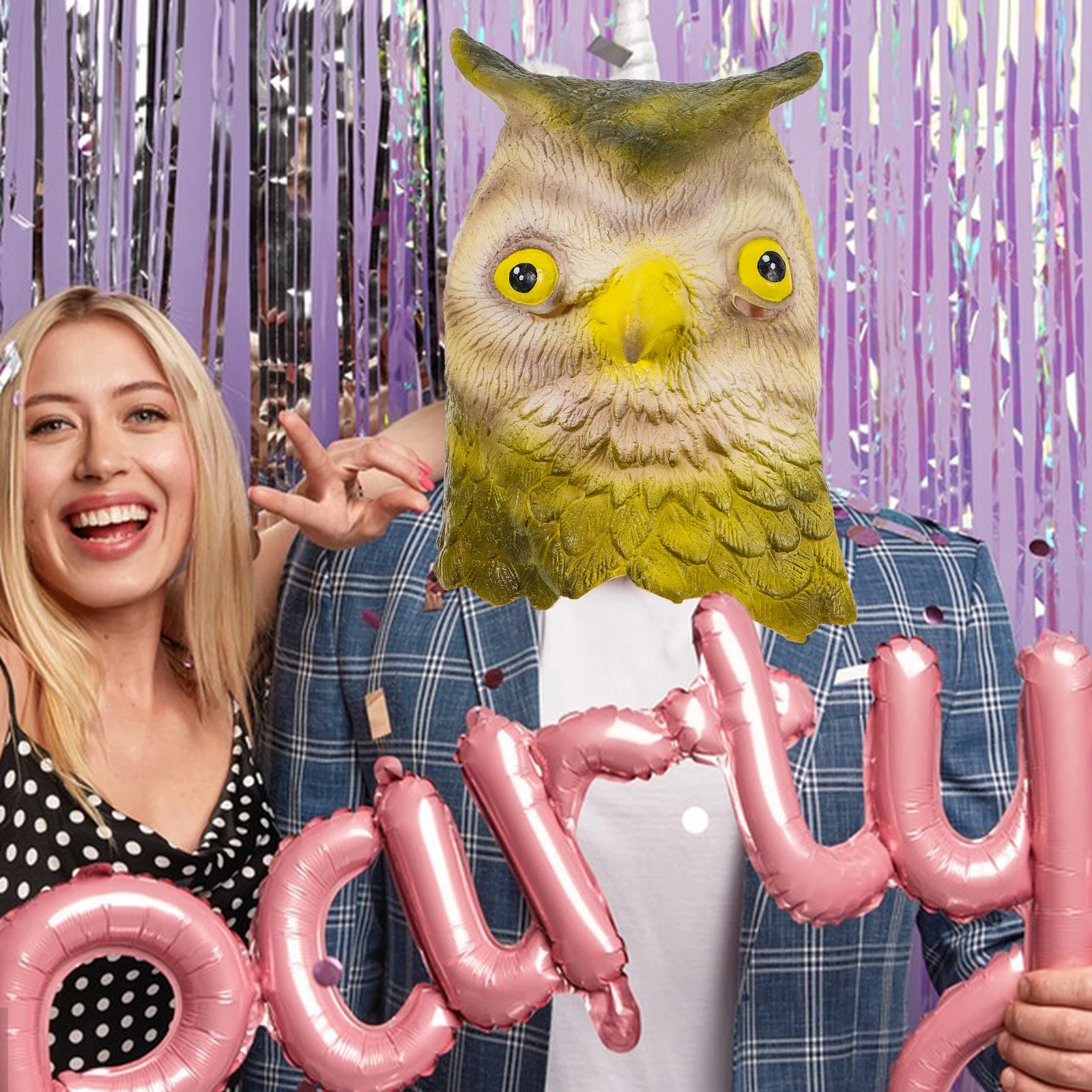 

Halloween Mask Animal Headgear Cosplay Prop Party Costume Accessory for Role Play Masquerade Festival