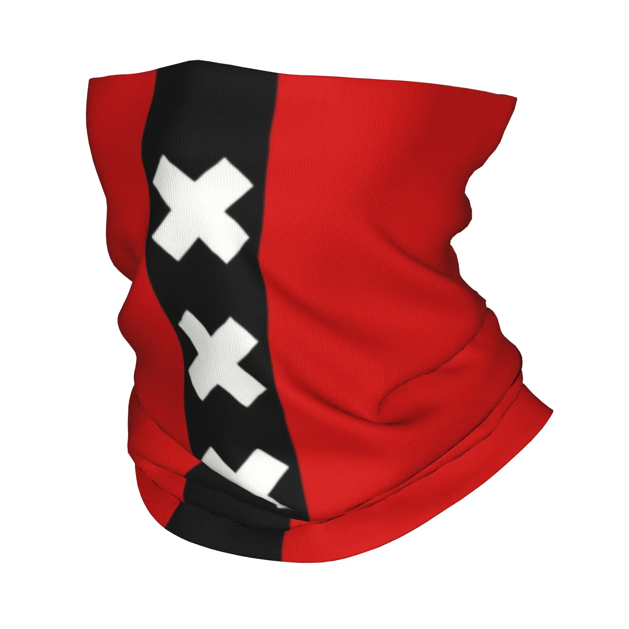 

Custom Holland Amsterdam Flag Bandana Winter Neck Warmer Men Windproof Wrap Face Scarf for Ski Netherlands Gaiter Headband
