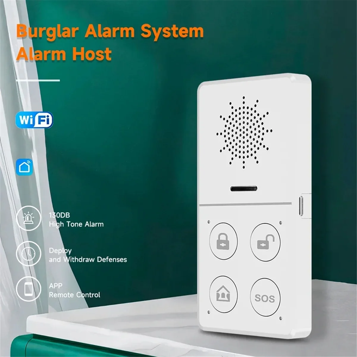 Get! Tuya Wifi Smart Alarm System 433M Burglar Security Alarm Host Smart Life App Control Wireless Home Alarm Kit Protection
