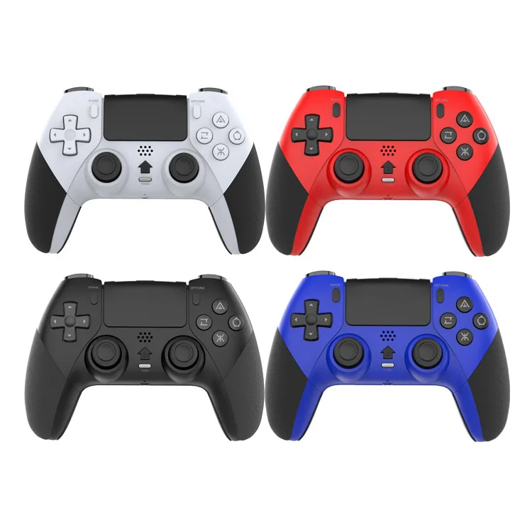 عصا تحكم بلوتوث لاسلكية جديدة لعام 2025 لوحدة تحكم PS4 لوحدة التحكم ps4 مع وظيفة الاهتزاز، ستة محاور، مع أزرار خلفية