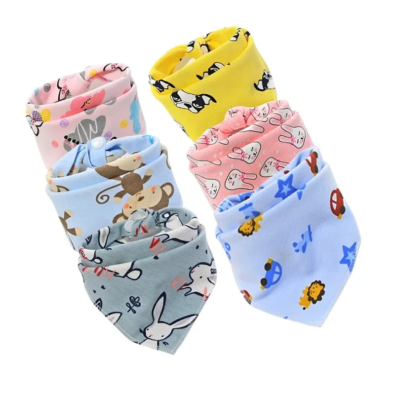 1 Stuk Baby Slabbetjes Driehoek Dubbel Katoen Bandana Slabbetjes Baby Jongens Meisjes Babador Voeding Kiel Baby Boer Doek Baby Speeksel Handdoek